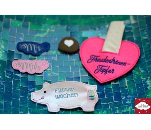 Stickdatei - Freudentränen-Tupfer Hülle ITH